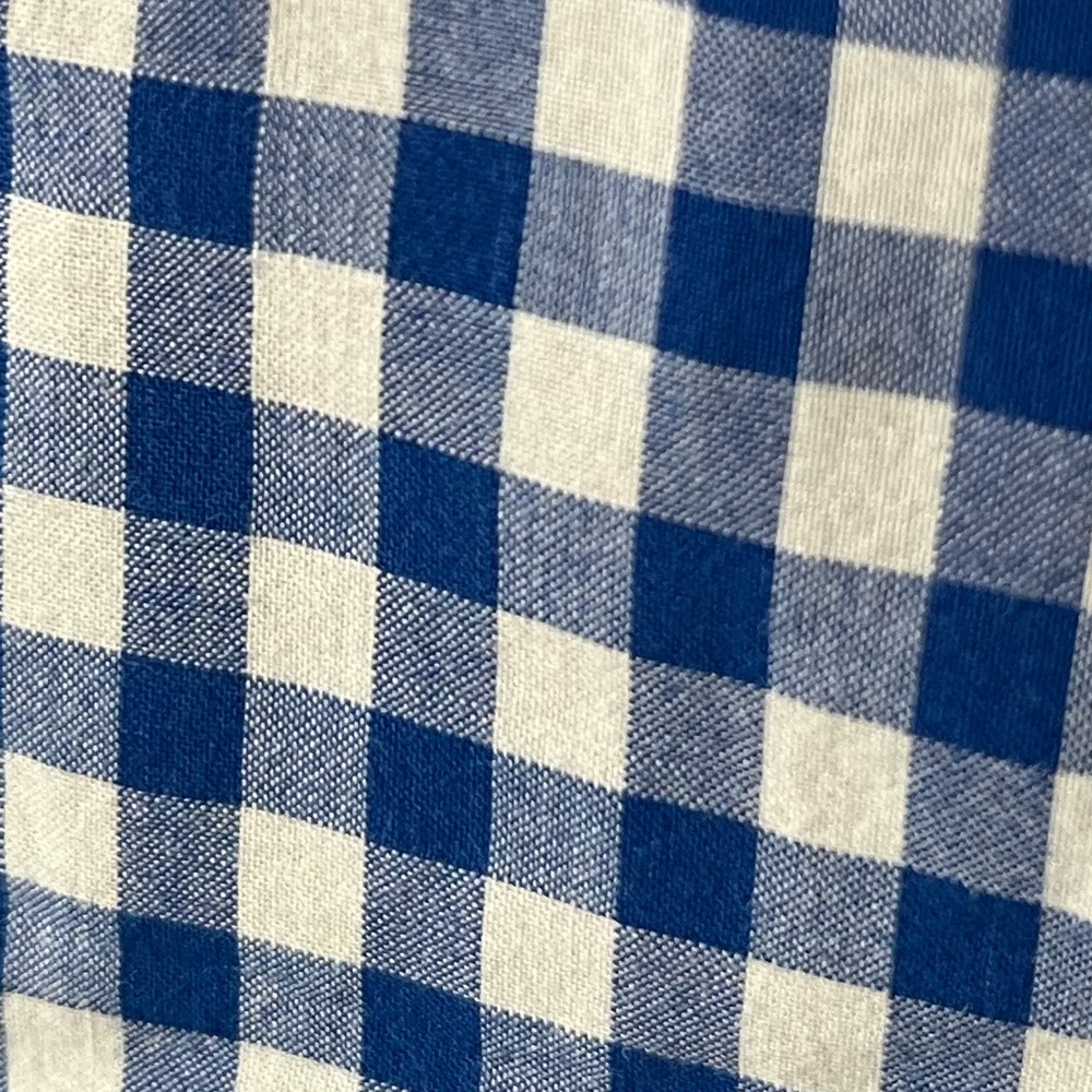 Old Navy Girls Blue White Gingham 100% Cotton Button-Down Shirt Size S/P - Picture 6 of 8